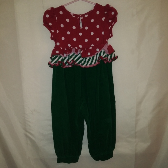 Christmas Outfit Corduroy Romper 24m - Picture 8 of 8